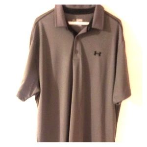 2XL Under Arnour Dry Gray  Fit Polo